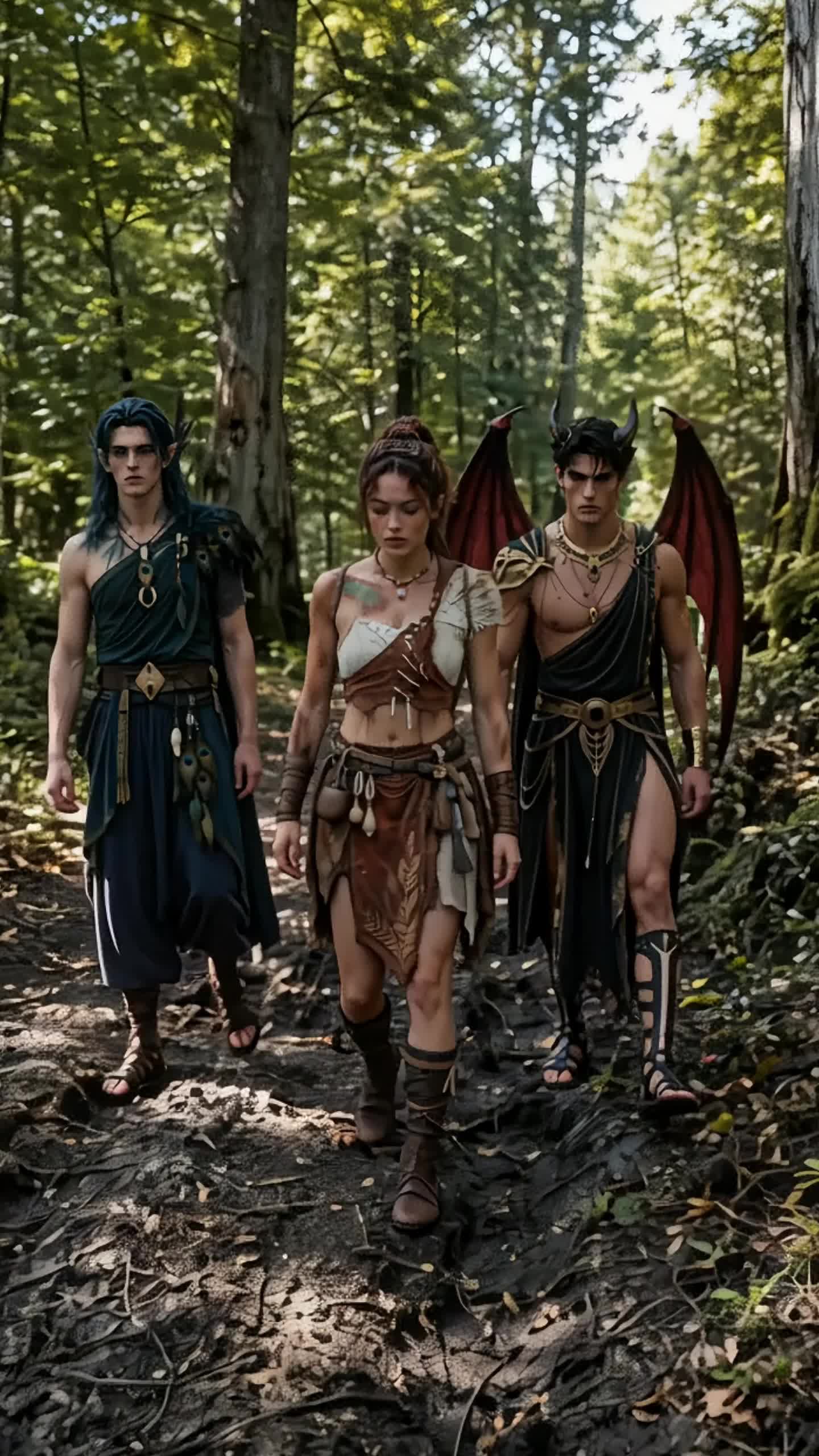 Exiled to the Beast World Five Beastmen Fight to Spoil Me