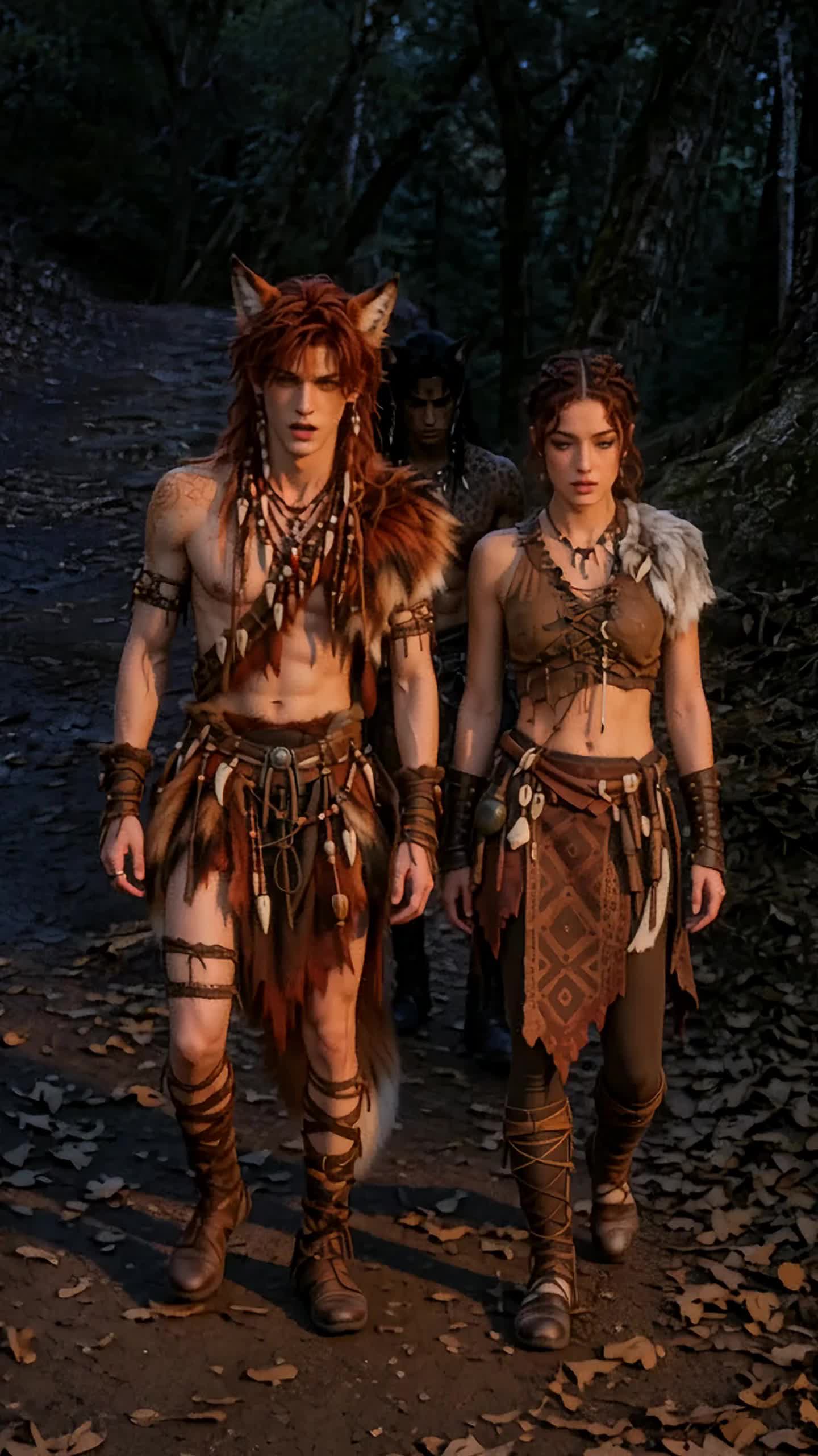 Exiled to the Beast World Five Beastmen Fight to Spoil Me