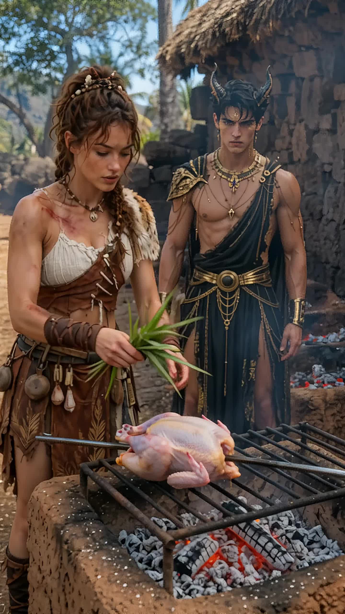 Exiled to the Beast World Five Beastmen Fight to Spoil Me