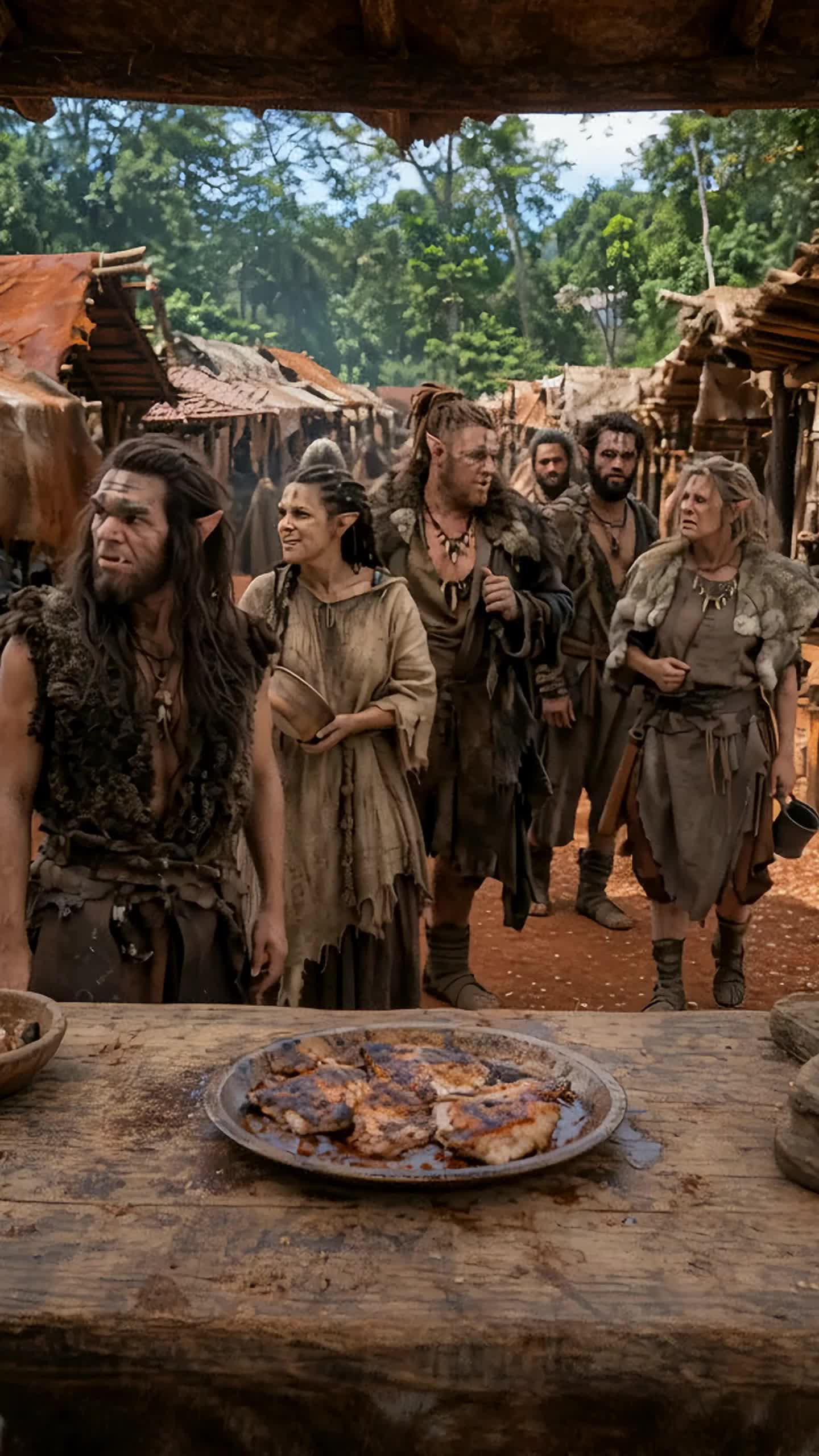 Exiled to the Beast World Five Beastmen Fight to Spoil Me