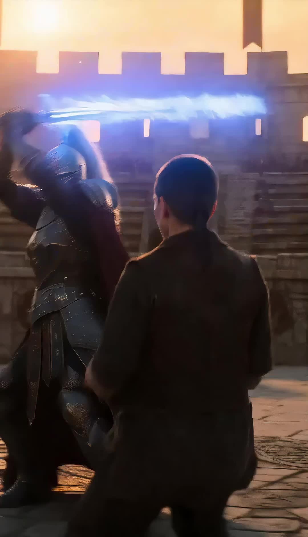 Girl Knight Slaying the Evil Dragon