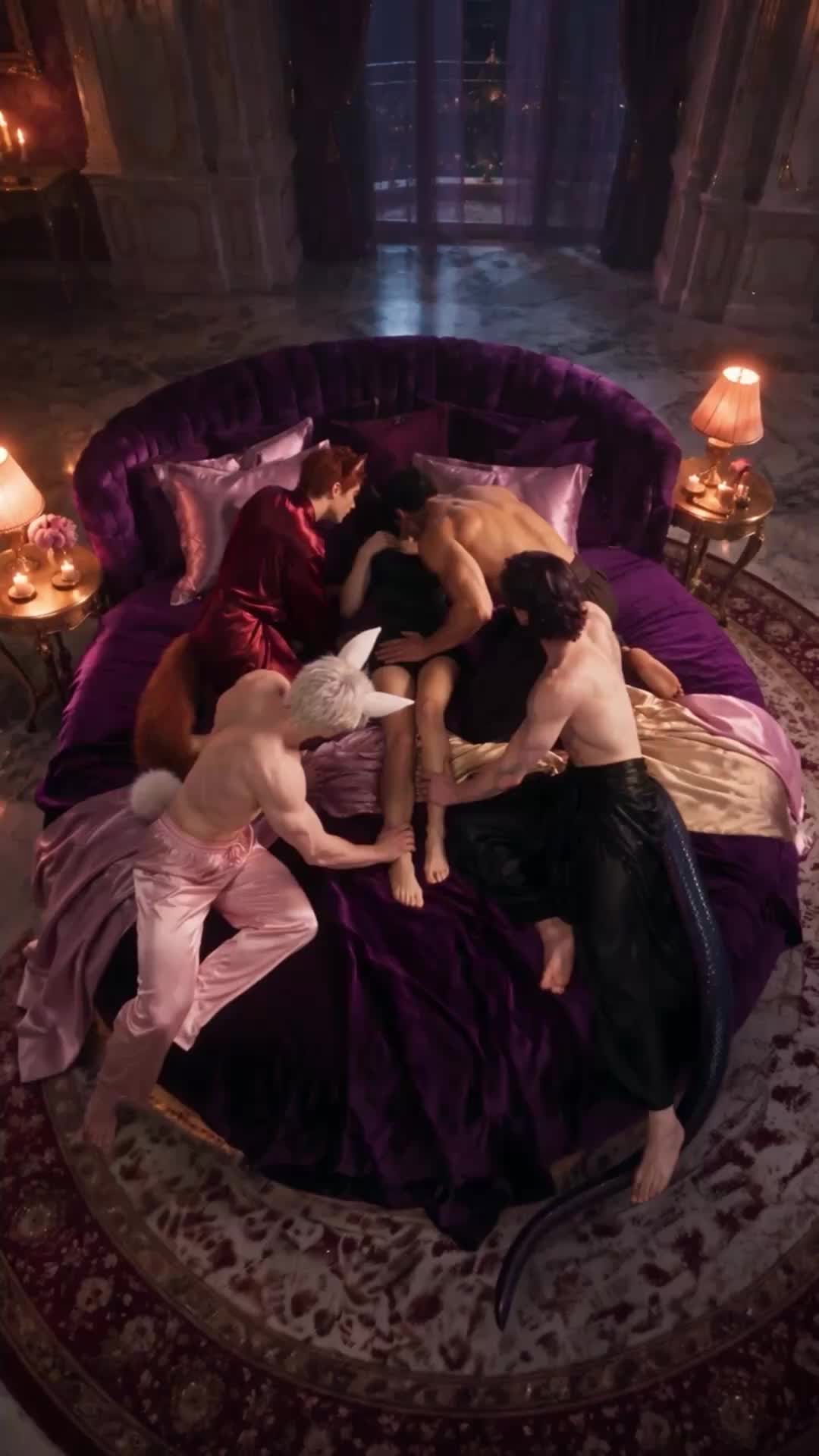 Nine Hot Therians Beg for Their Queen