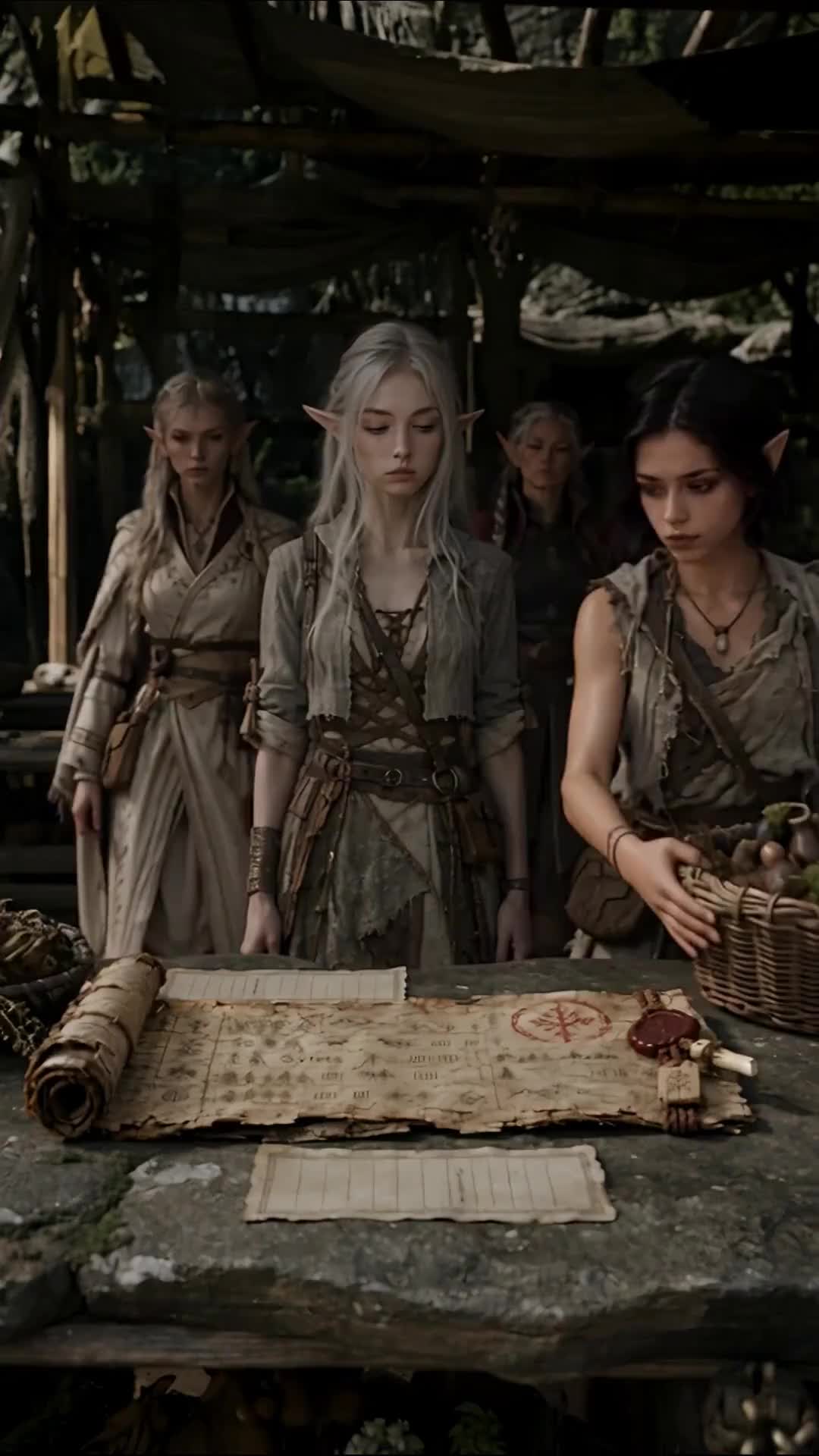 ภรรยาบลัดเอลฟ์ และลูกสาวผู้มีสายเลือดแห่งจันทรา