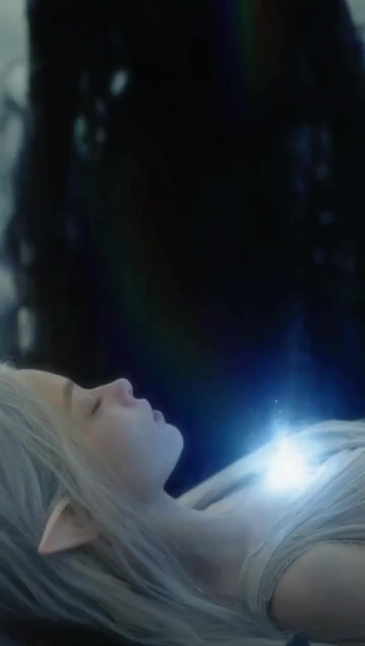 Mi esposa elfa de sangre y nuestra hija de sangre lunar