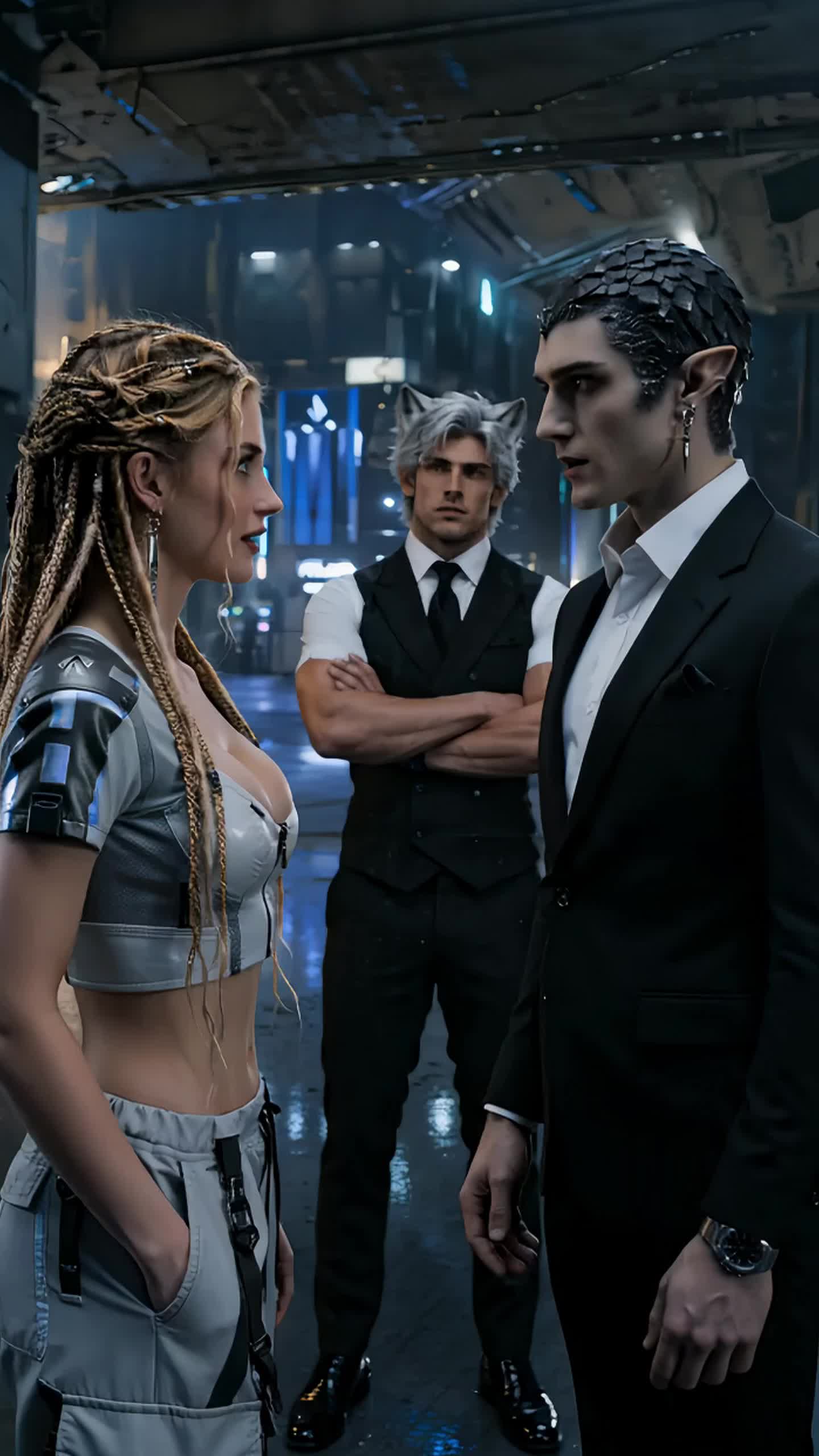 Six Beast Husbands Kneel to Their Queen