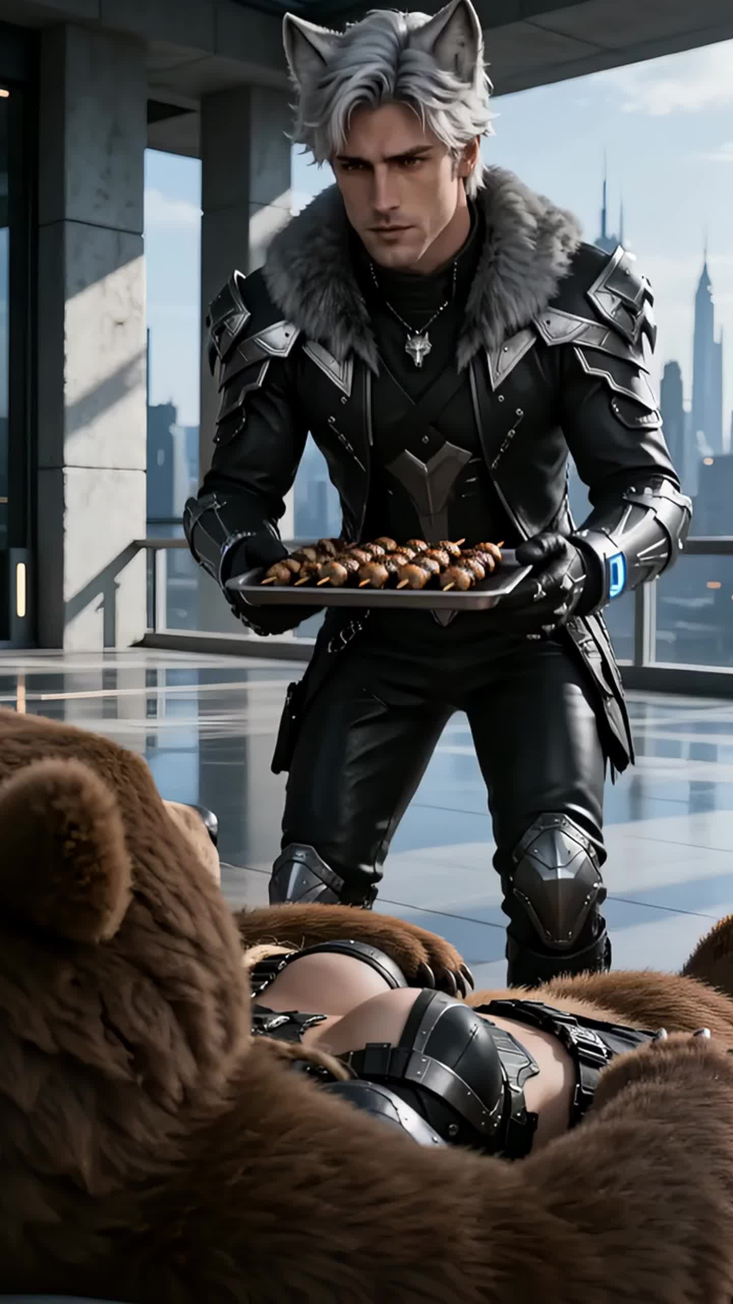 Six Beast Husbands Kneel to Their Queen