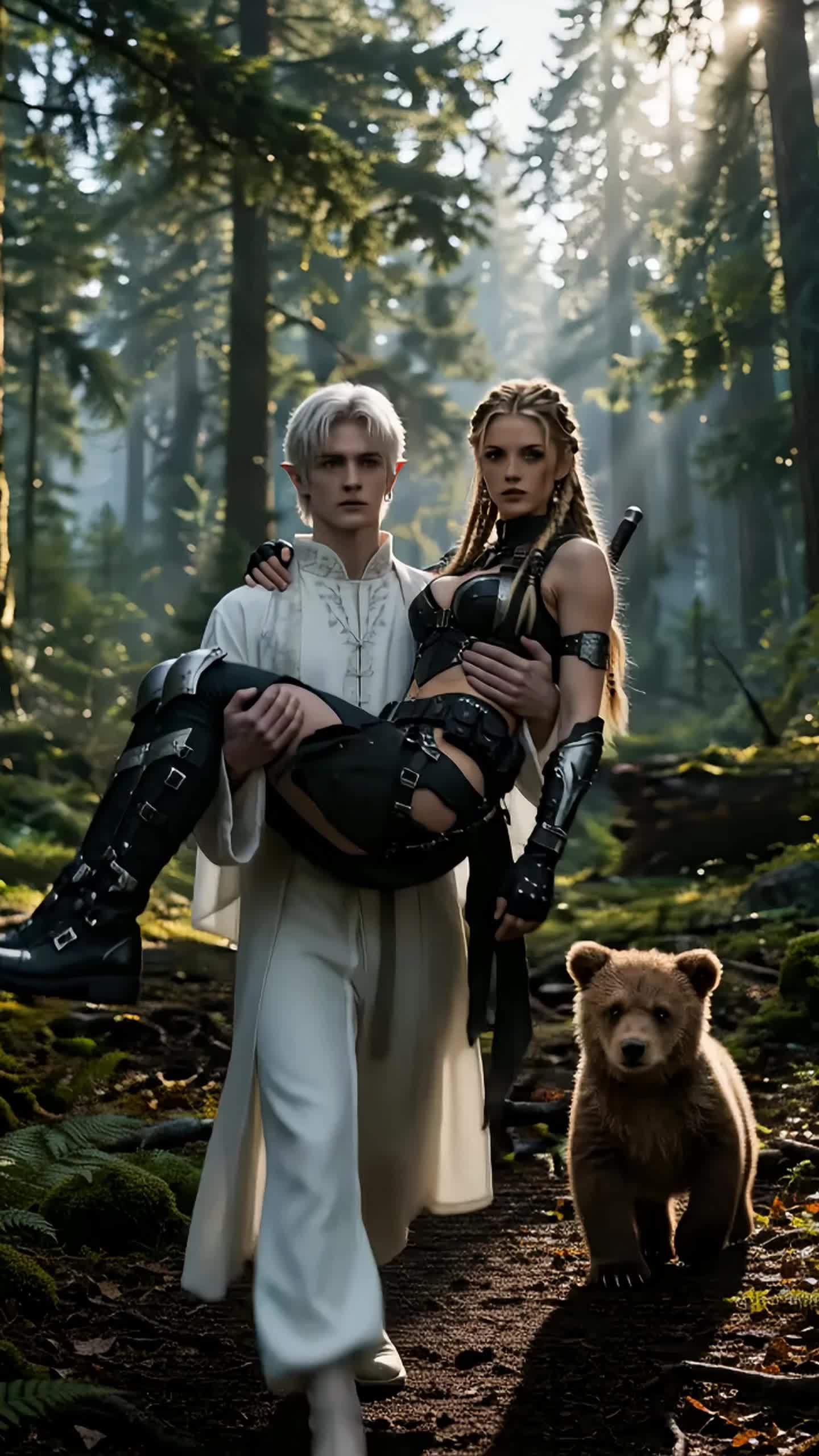 Six Beast Husbands Kneel to Their Queen