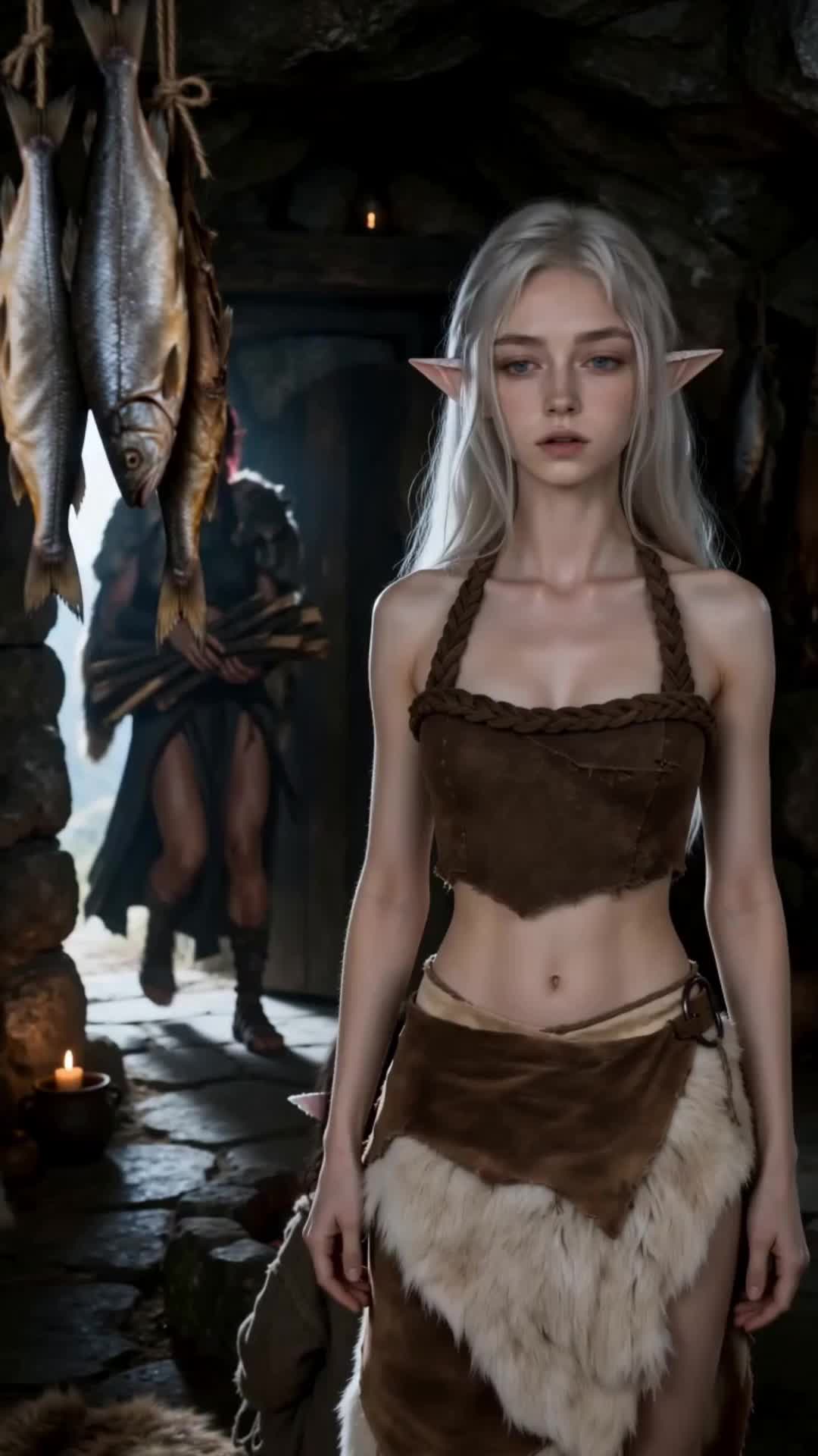 我的血精靈妻子和我們的月血女兒