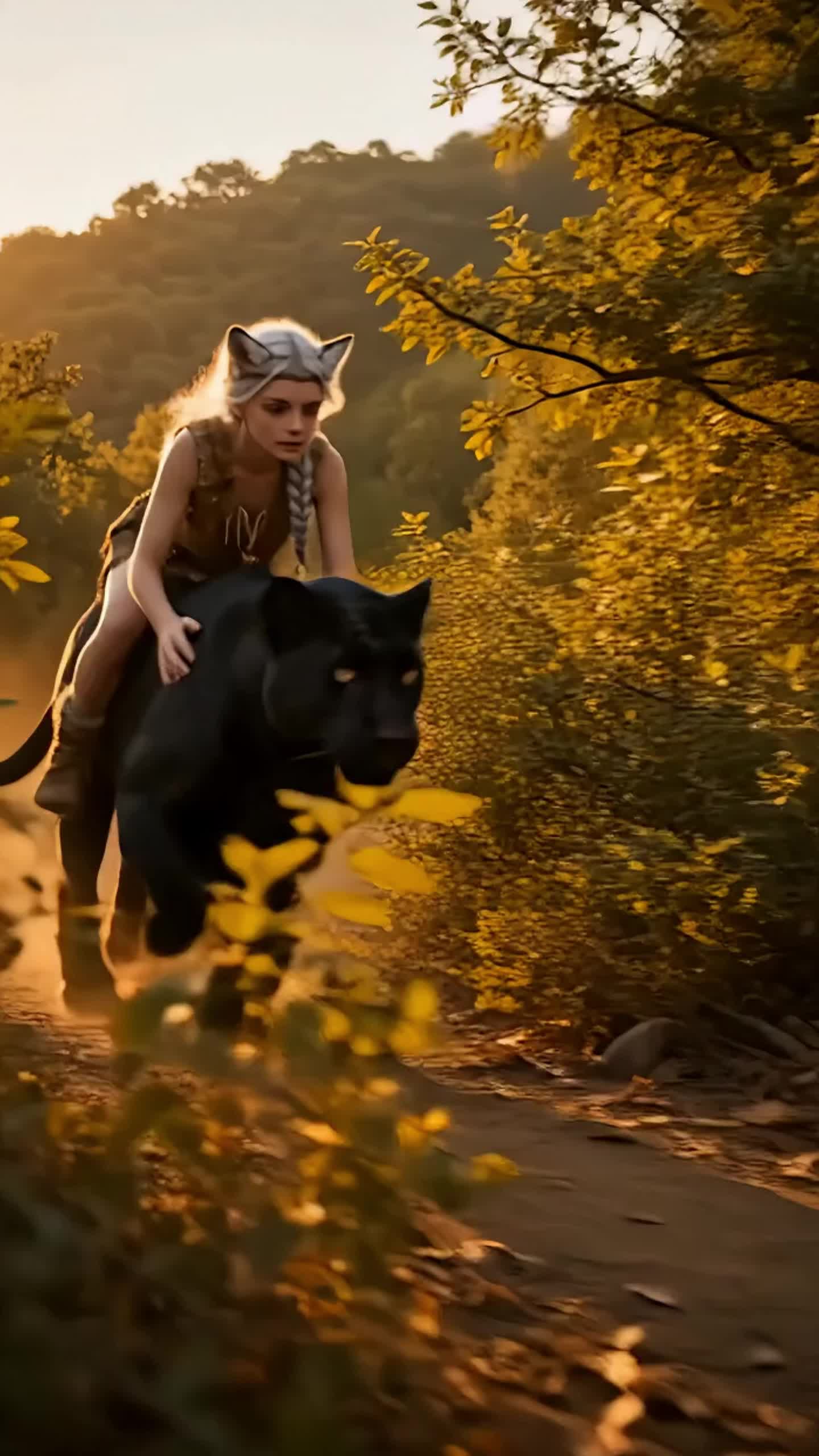 She Returned Beneath the Panther Moon
