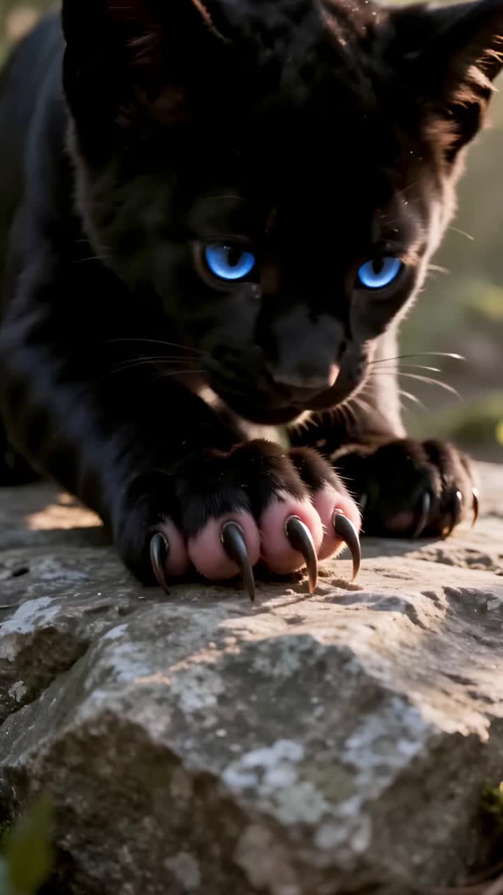 She Returned Beneath the Panther Moon