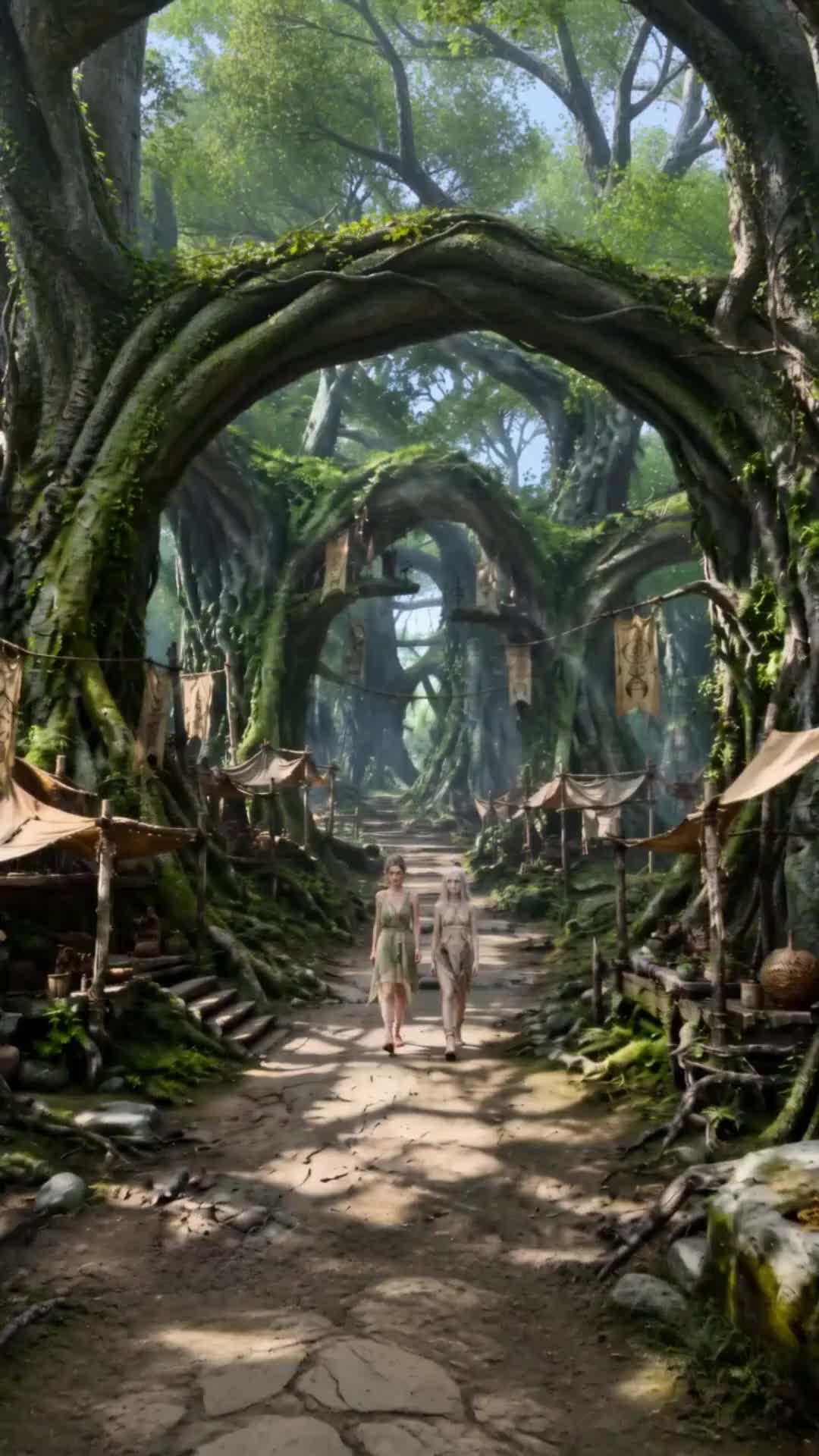 Ma femme Elf de sang et notre fille au sang lunaire
