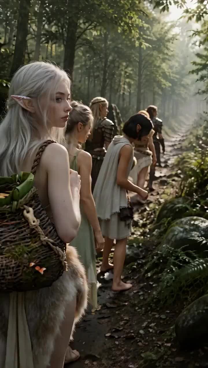 Ma femme Elf de sang et notre fille au sang lunaire