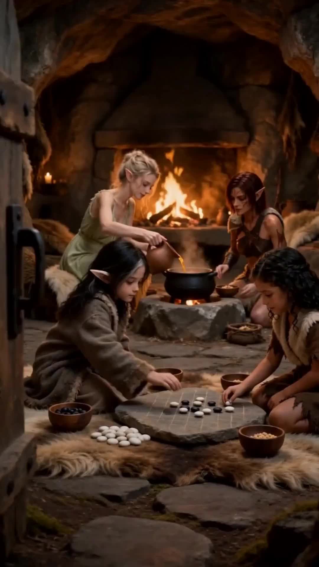 Ma femme Elf de sang et notre fille au sang lunaire