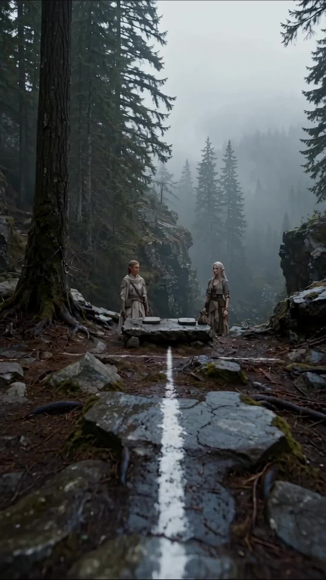 Ma femme Elf de sang et notre fille au sang lunaire