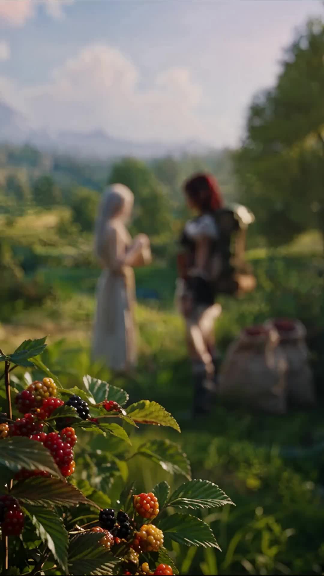 Ma femme Elf de sang et notre fille au sang lunaire