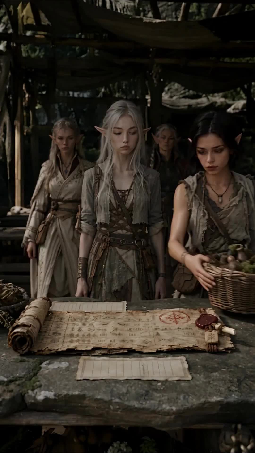 Ma femme Elf de sang et notre fille au sang lunaire